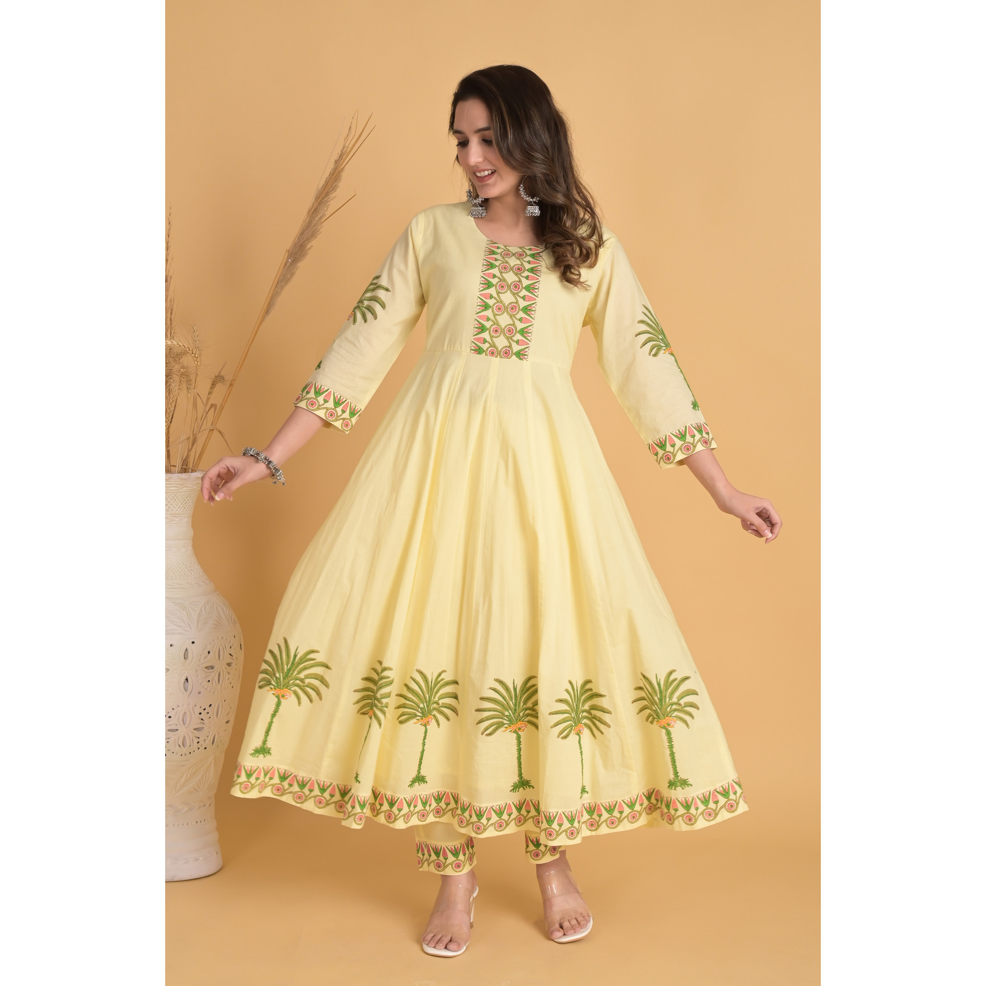 Tropical Sunshine - Indian Traditional Kurta Set