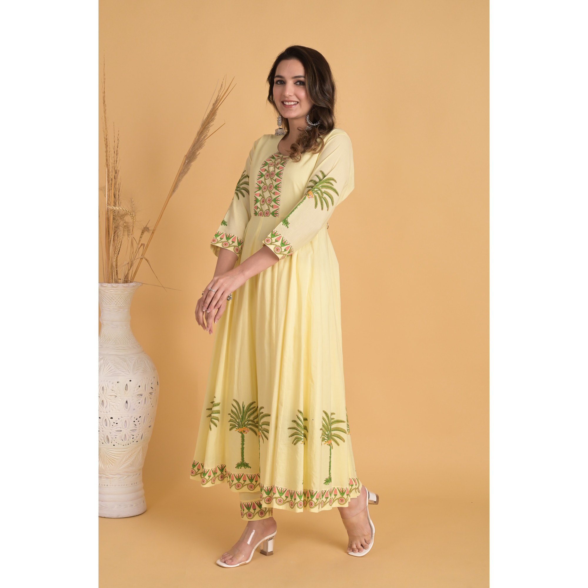 Tropical Sunshine - Indian Traditional Kurta Set