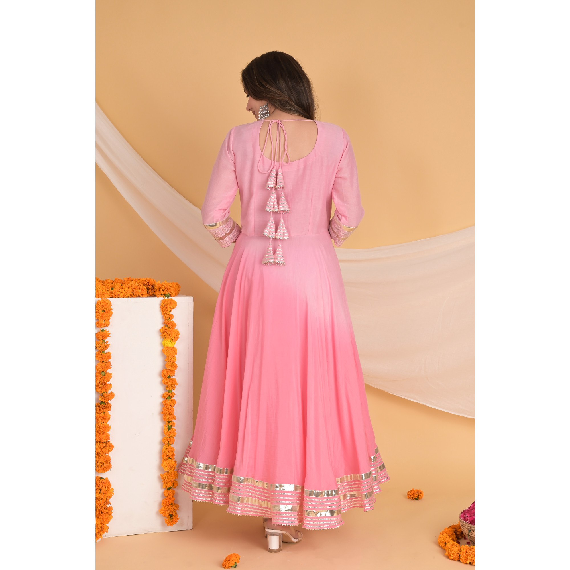 Pink Opulence - Indian Traditional Kurta Set