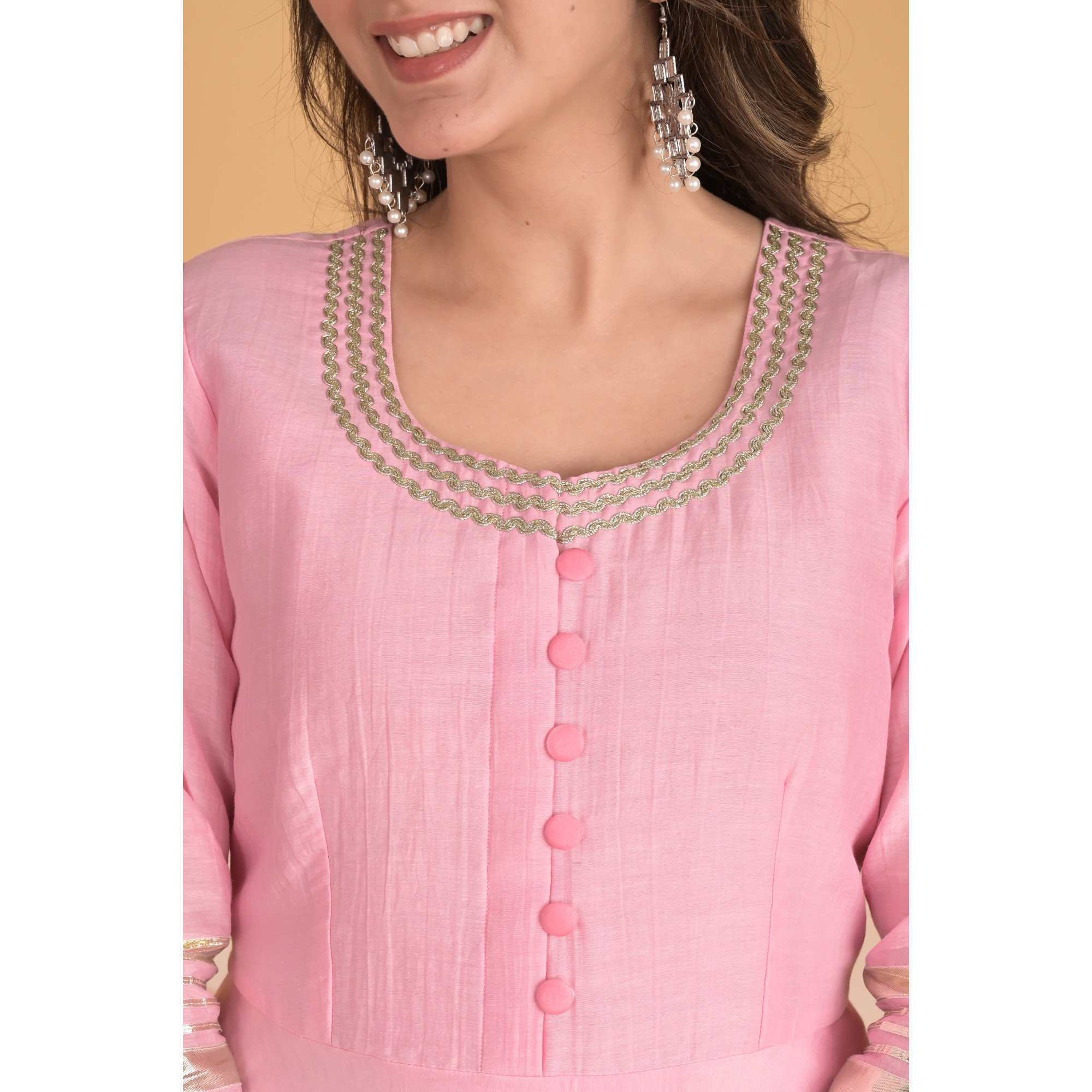 Pink Opulence - Indian Traditional Kurta Set