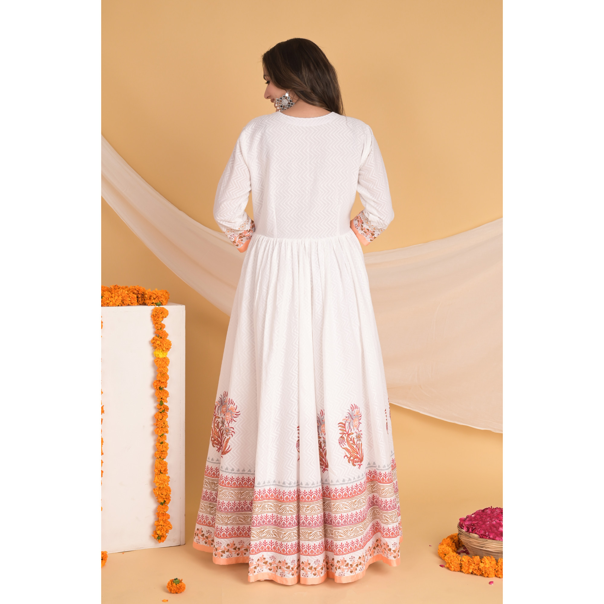 Marigold Radiance - Indian Traditional Kurta Set