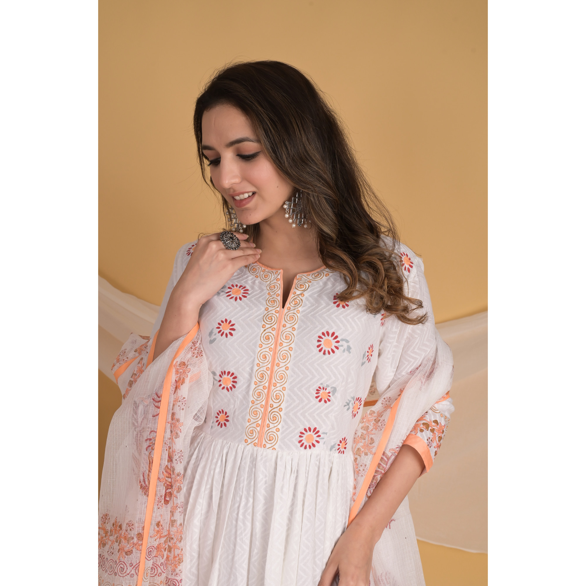 Marigold Radiance - Indian Traditional Kurta Set