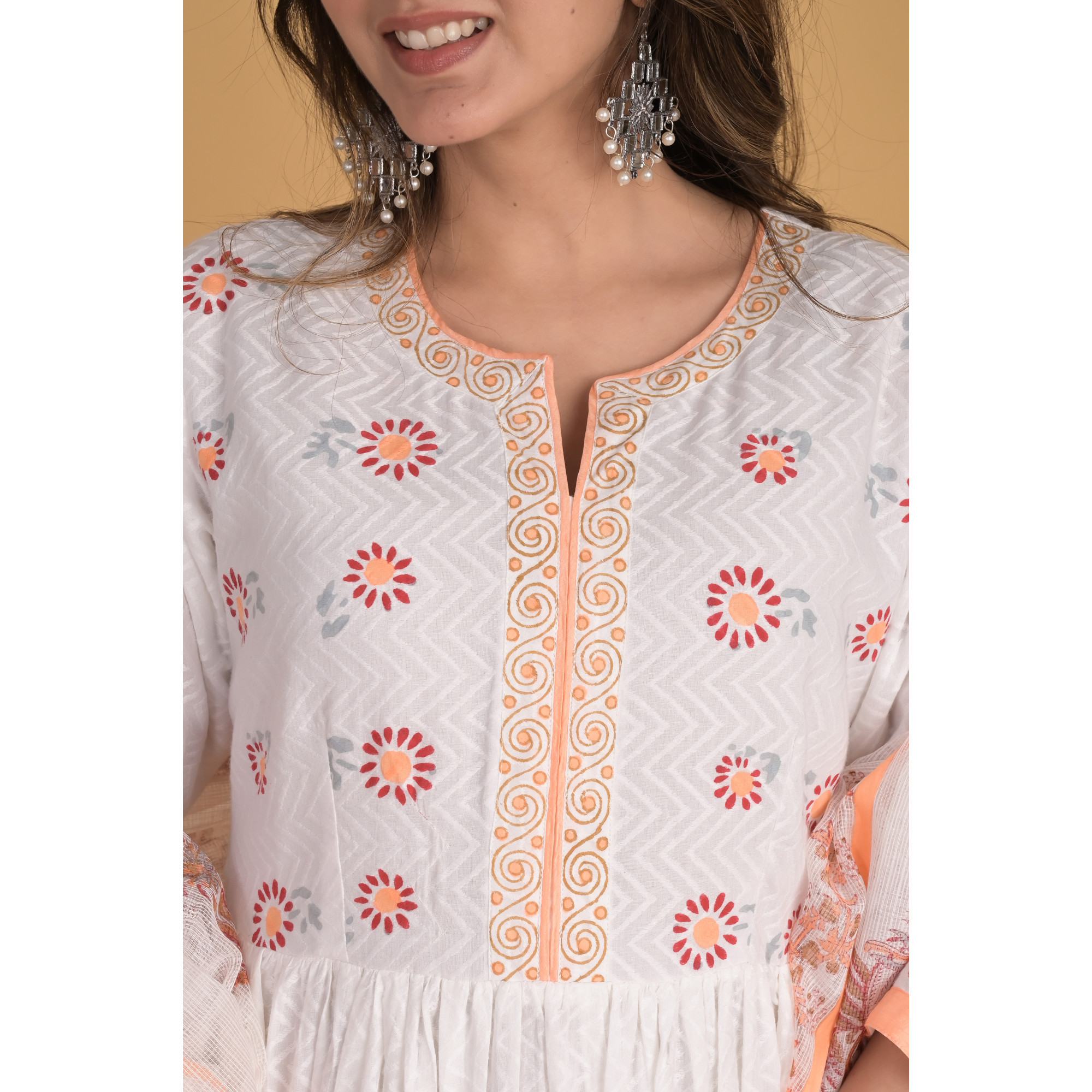 Marigold Radiance - Indian Traditional Kurta Set