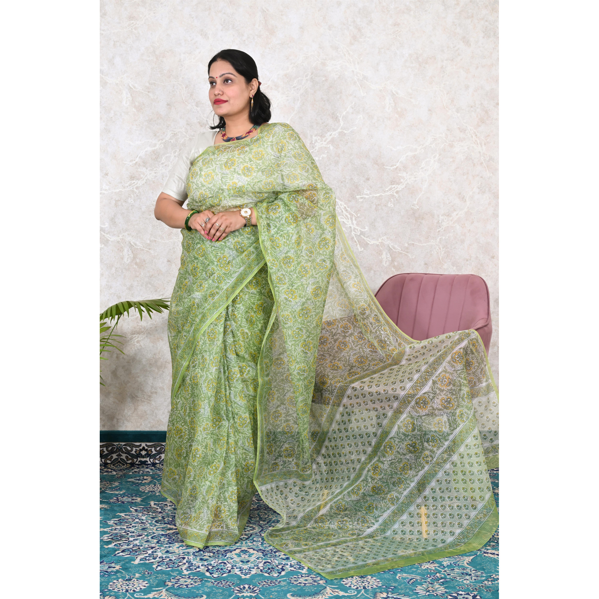 Hariyali Noor Saree