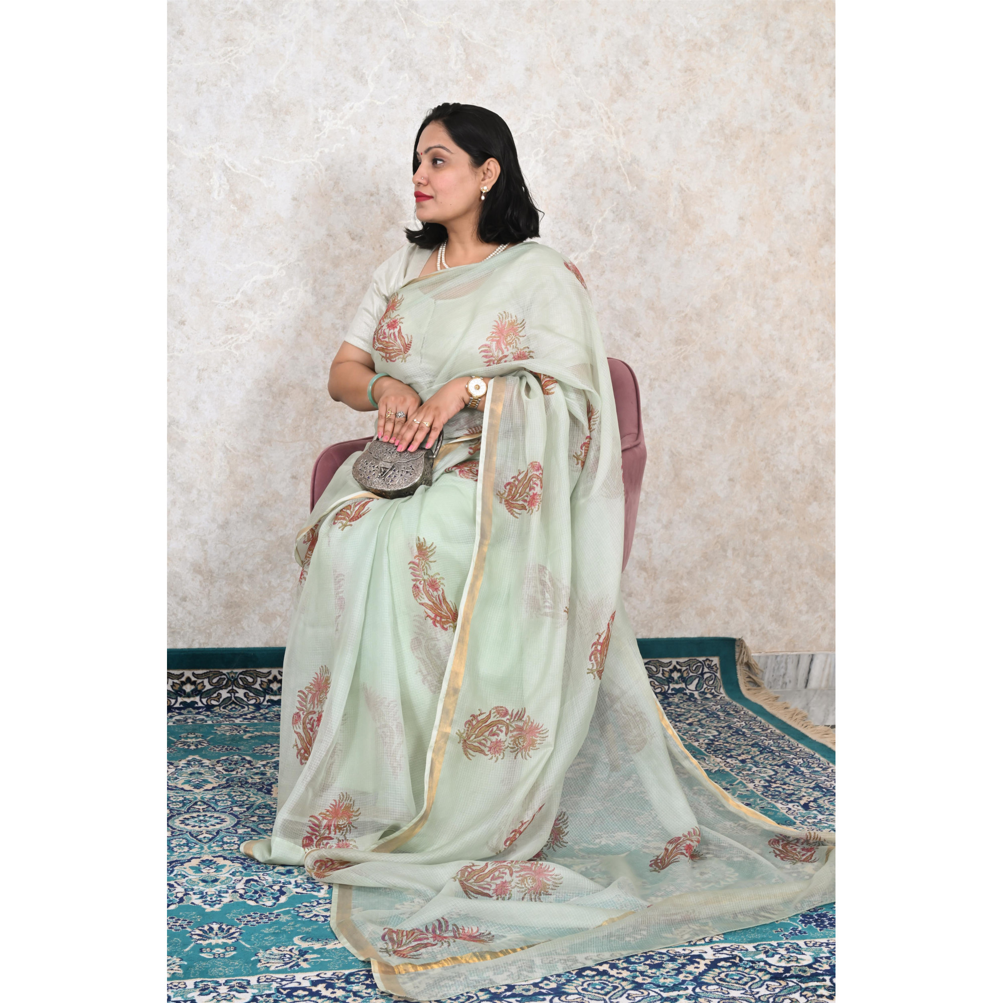 Pistaara Grace Saree