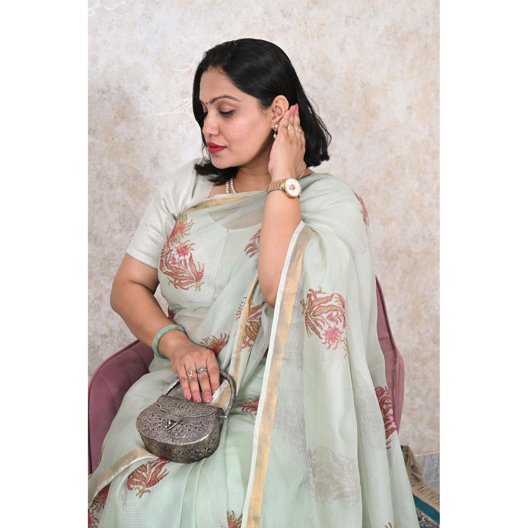 Pistaara Grace Saree