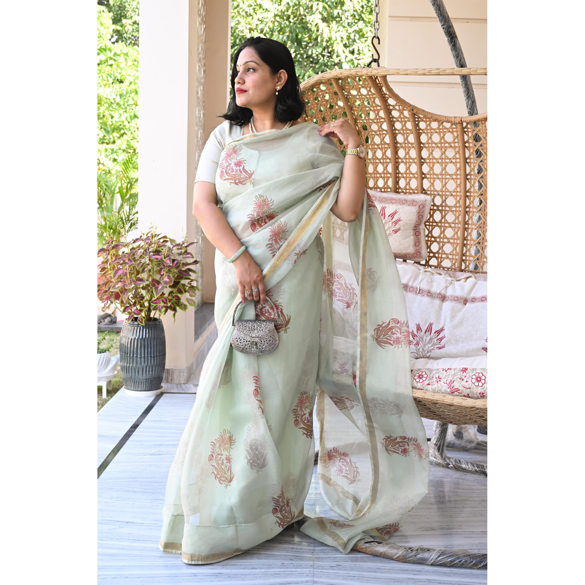Pistaara Grace Saree
