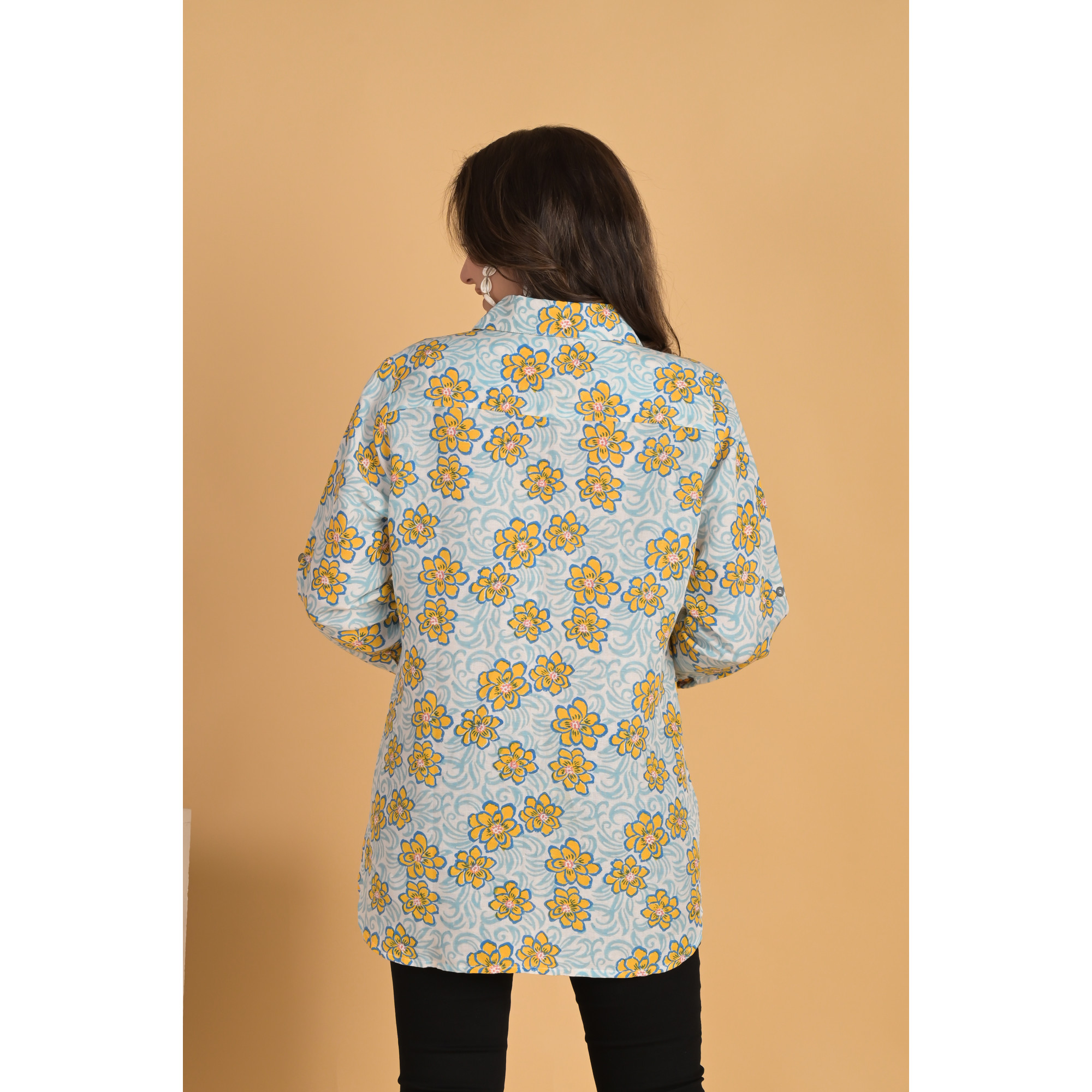 Yellow Floral Shirt