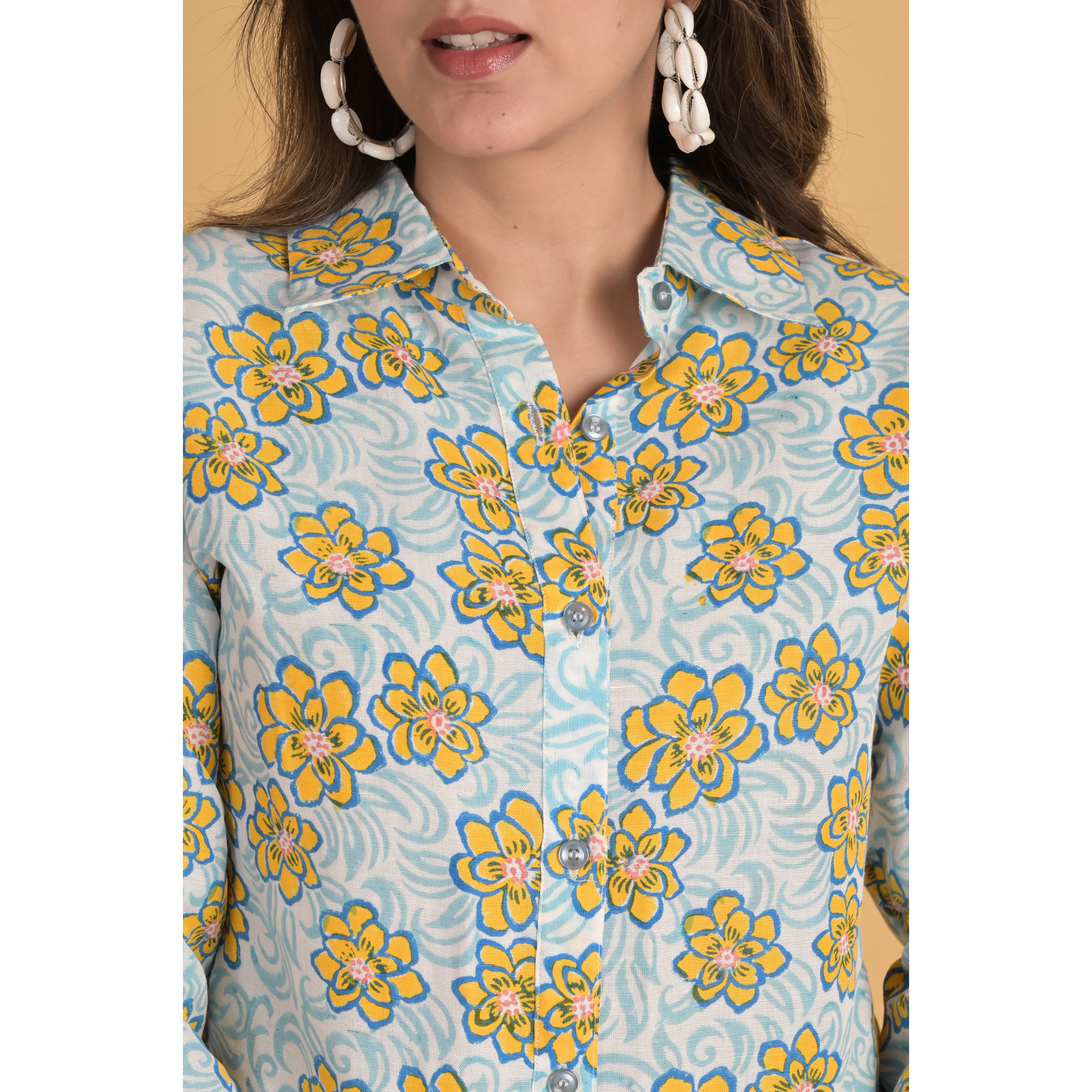 Yellow Floral Shirt