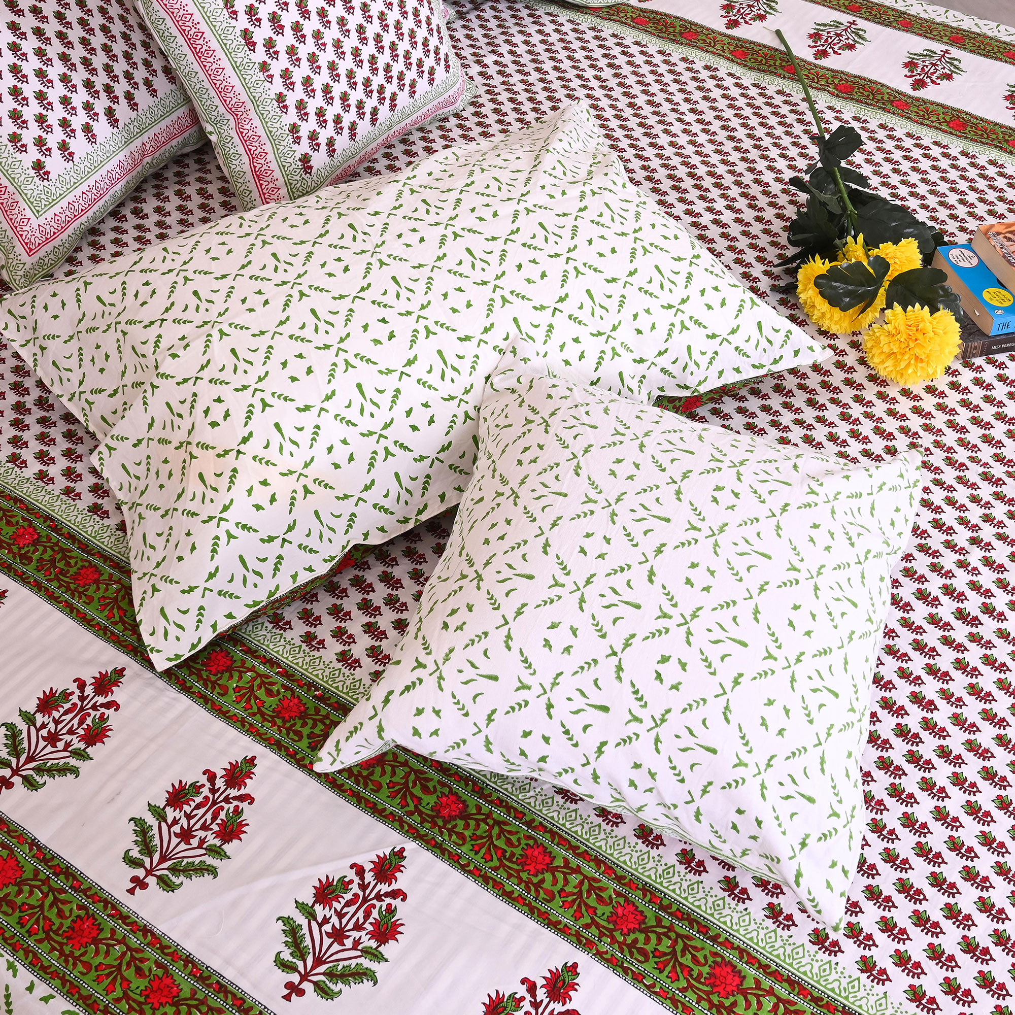 Bedsheet Design - Floral Retreat