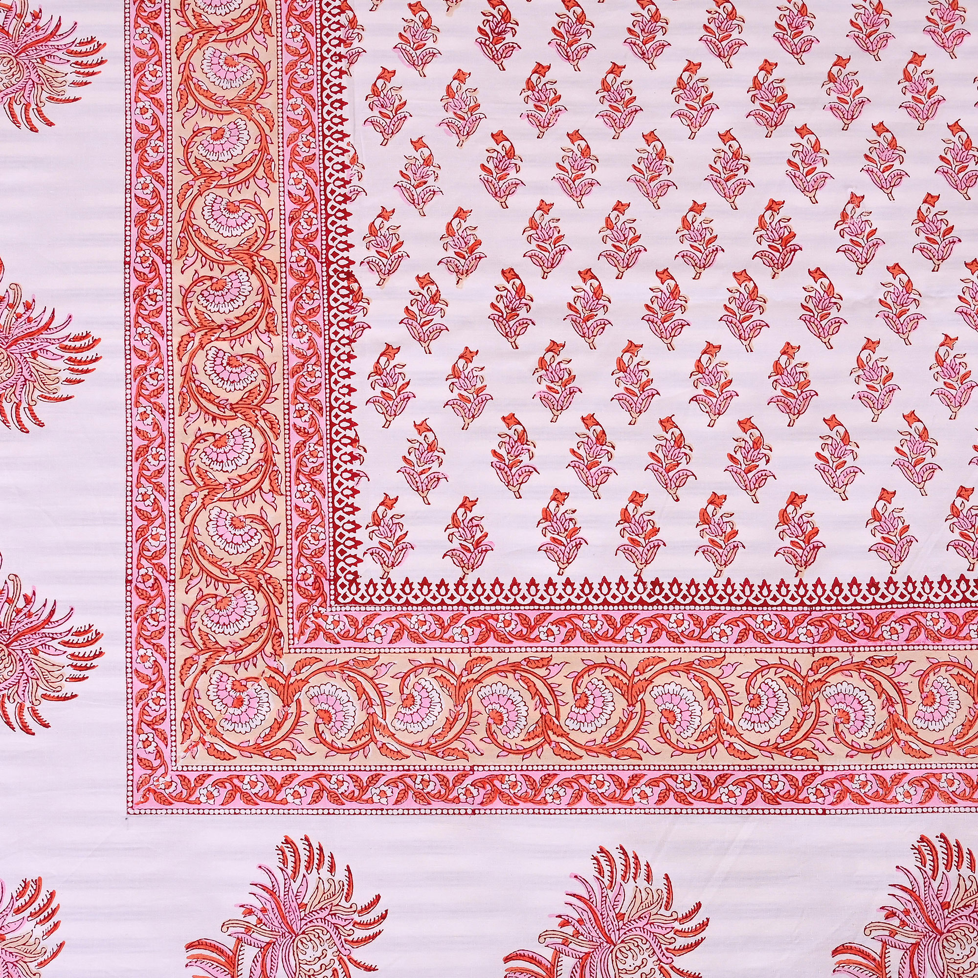 Bedsheet Design - Pink Petals