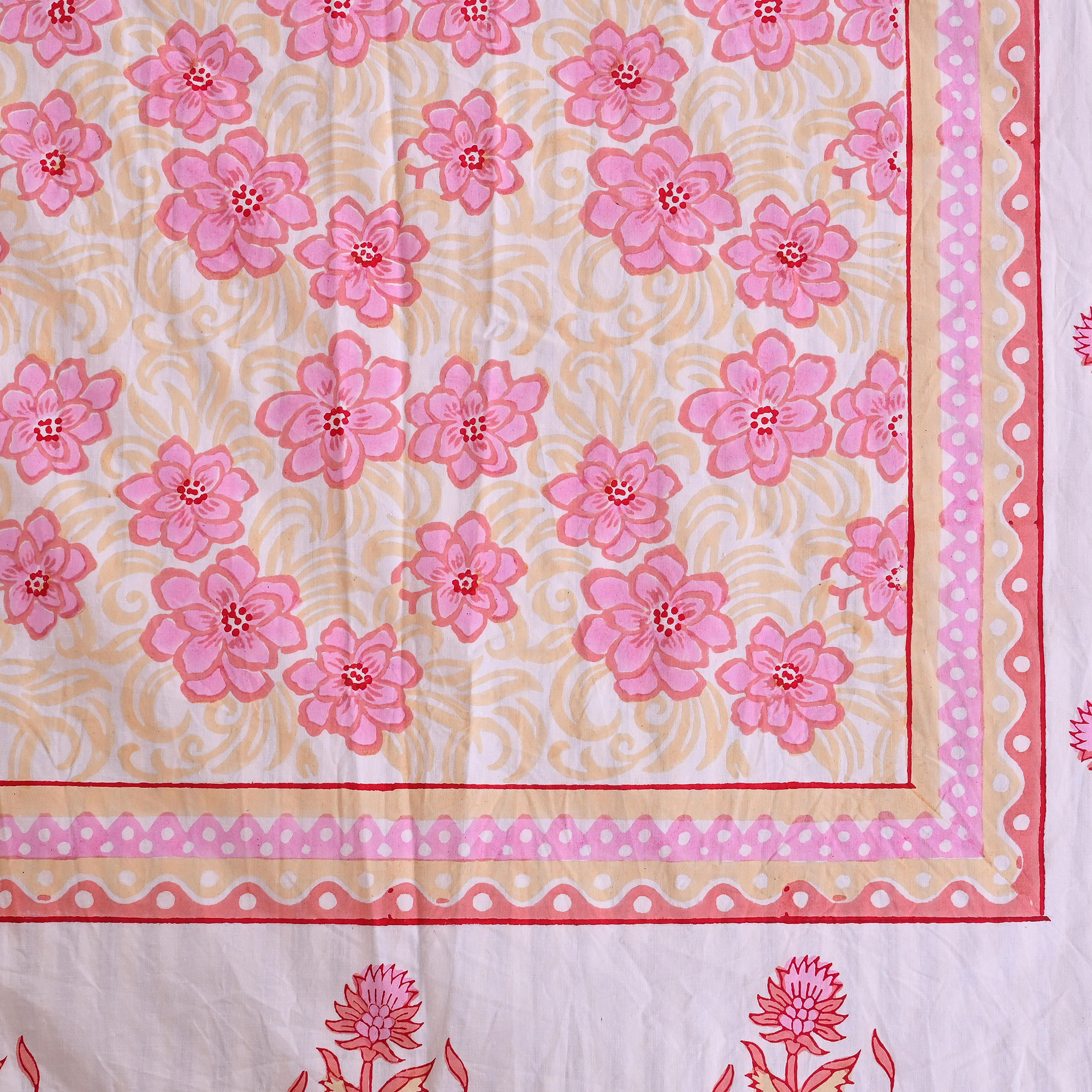 Bedsheet  Design - Pink Fantasy