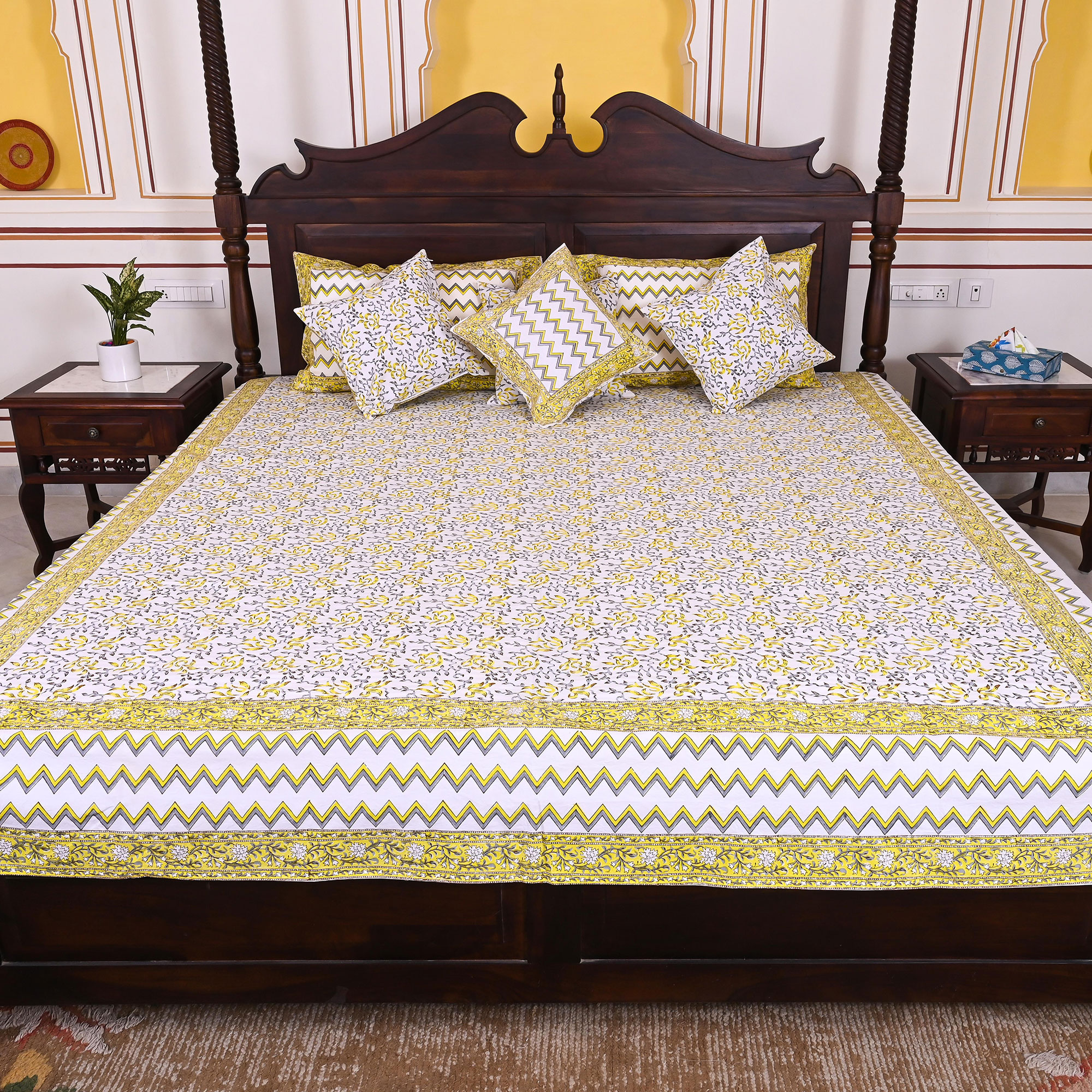 Bedsheet Design - Coastal Retreat