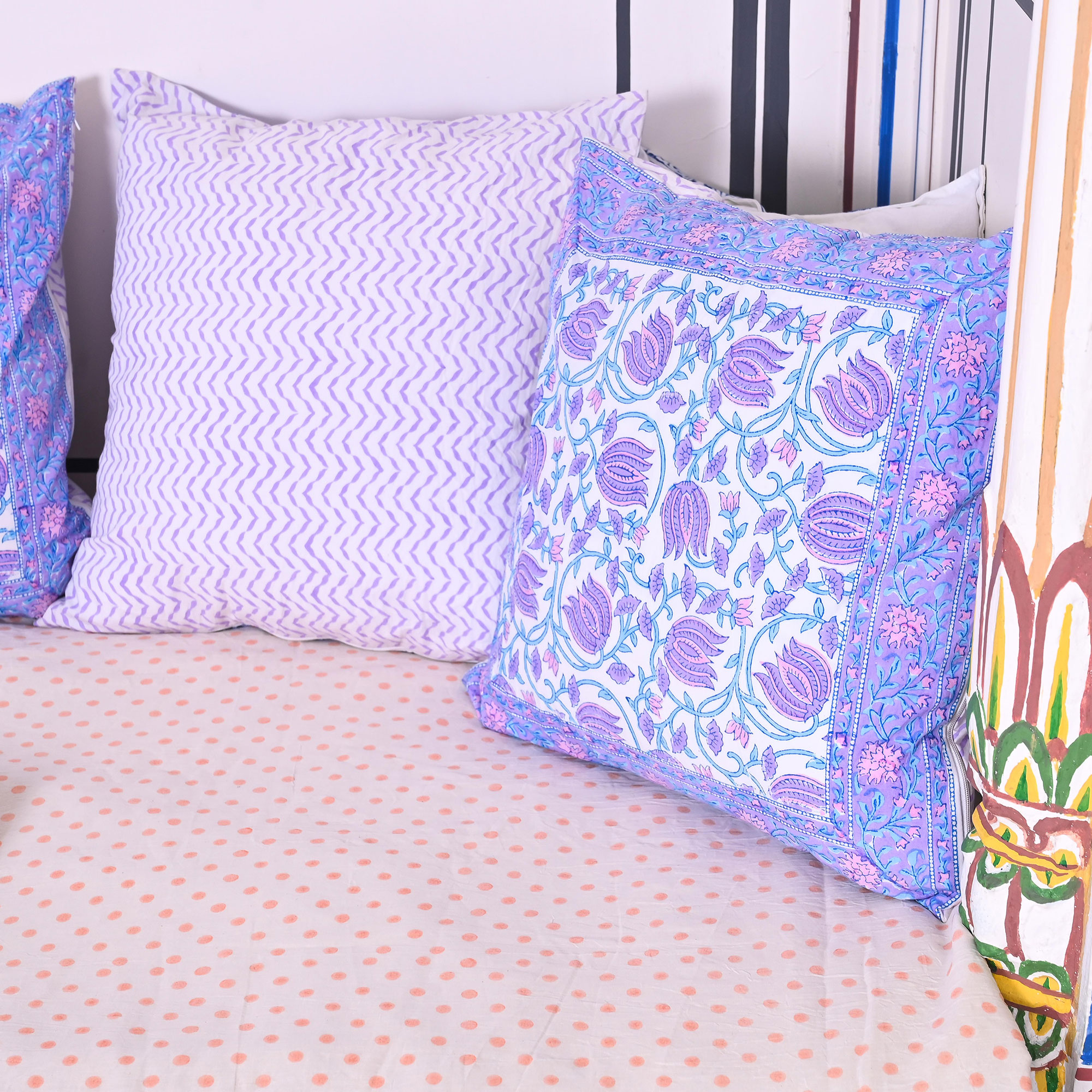 Cushion Cover Design - Lavender Blooms