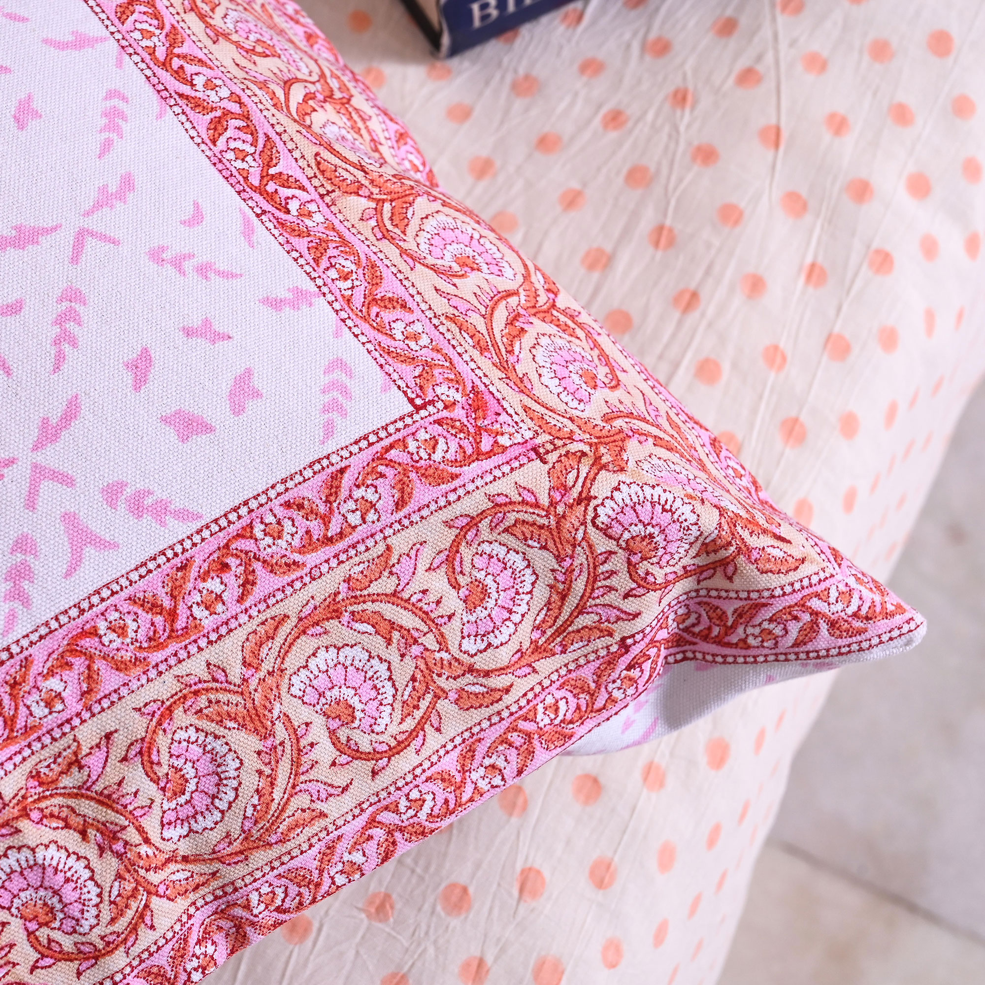 Cushion Cover Design - Pink Bloom