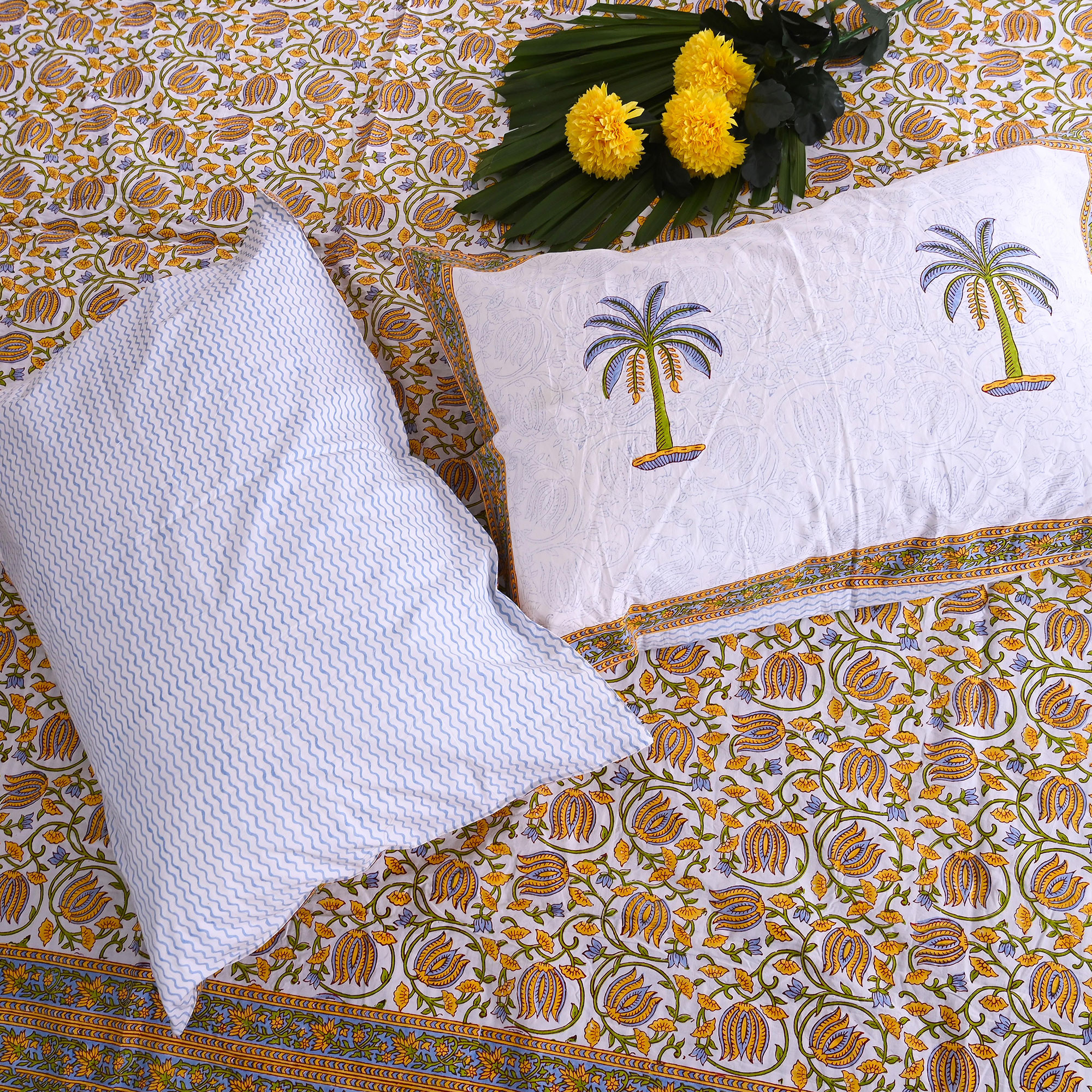 Bedsheet Design - Palm Heaven