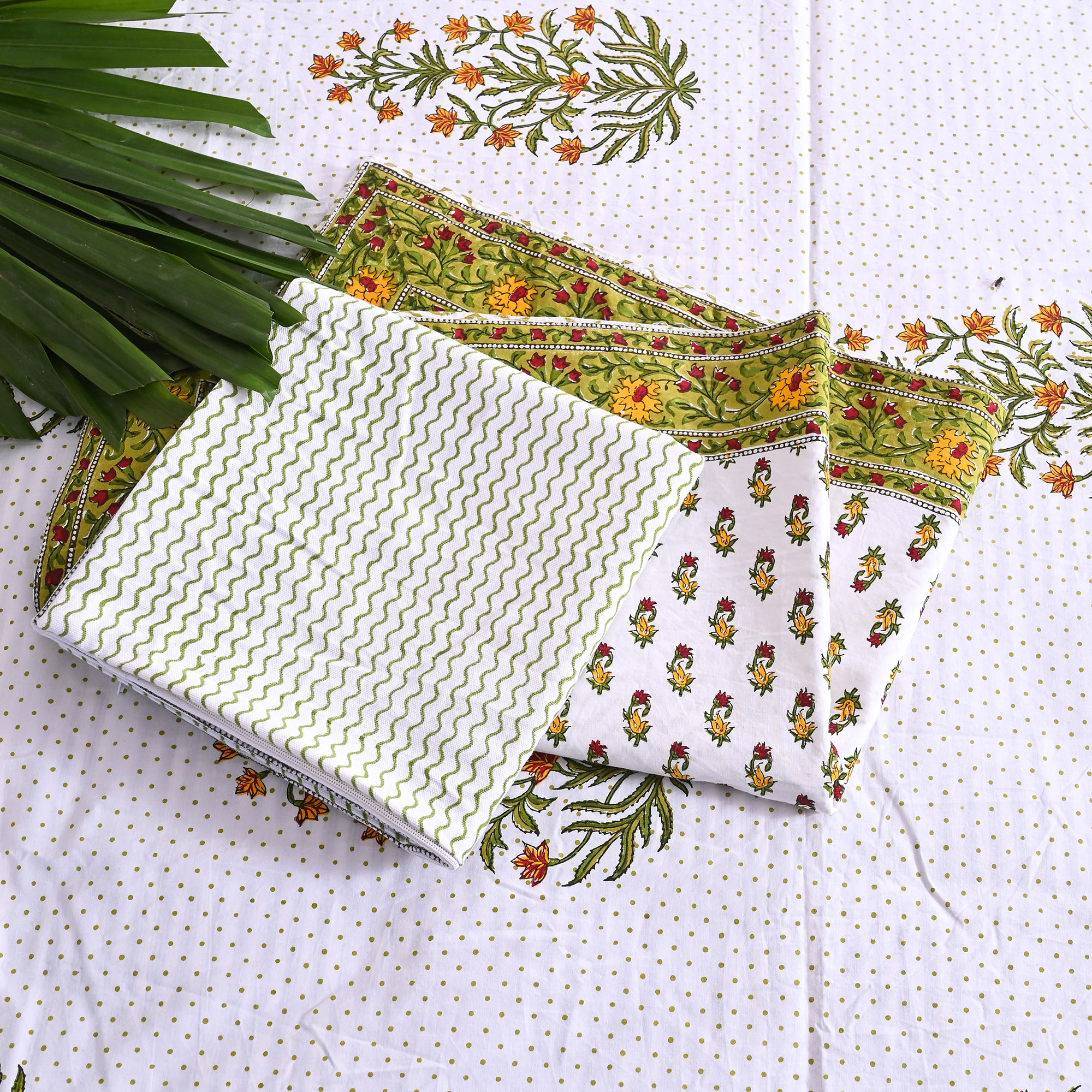 Bedsheet Design - Nature's Green