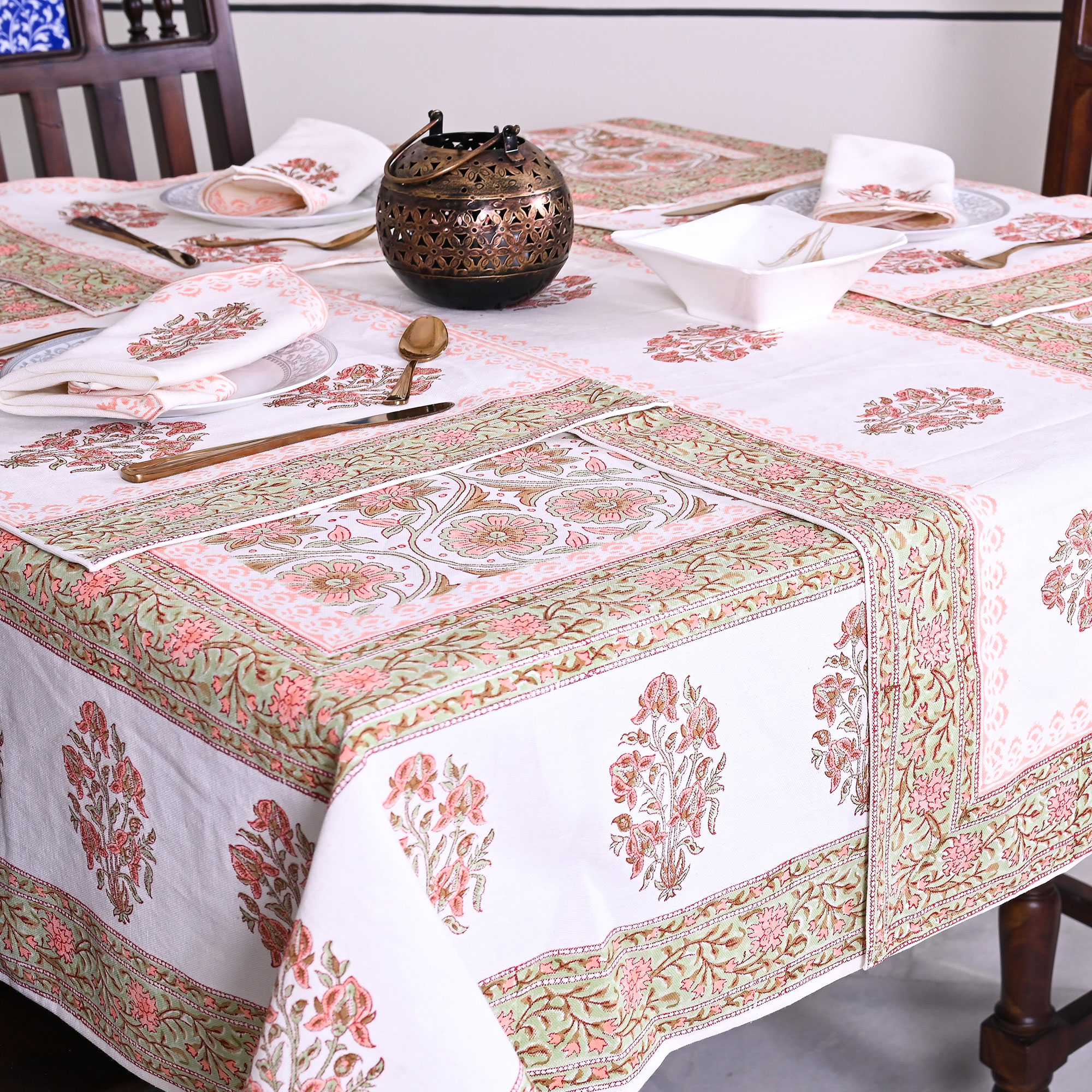 Table Linen Design - Peachy Pink