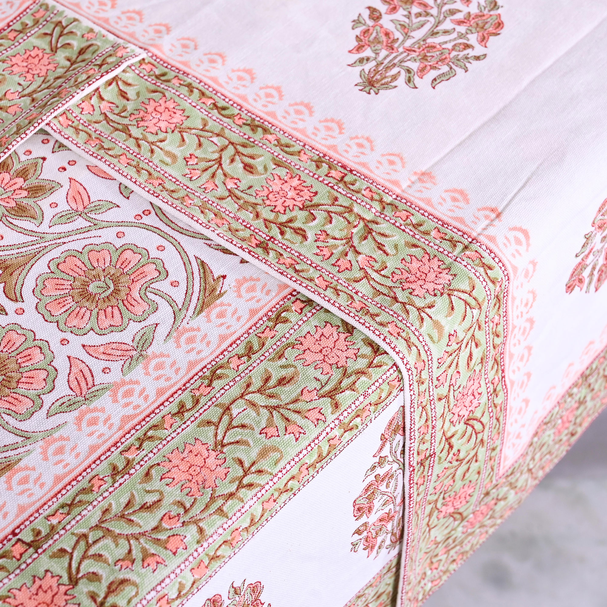 Table Linen Design - Peachy Pink