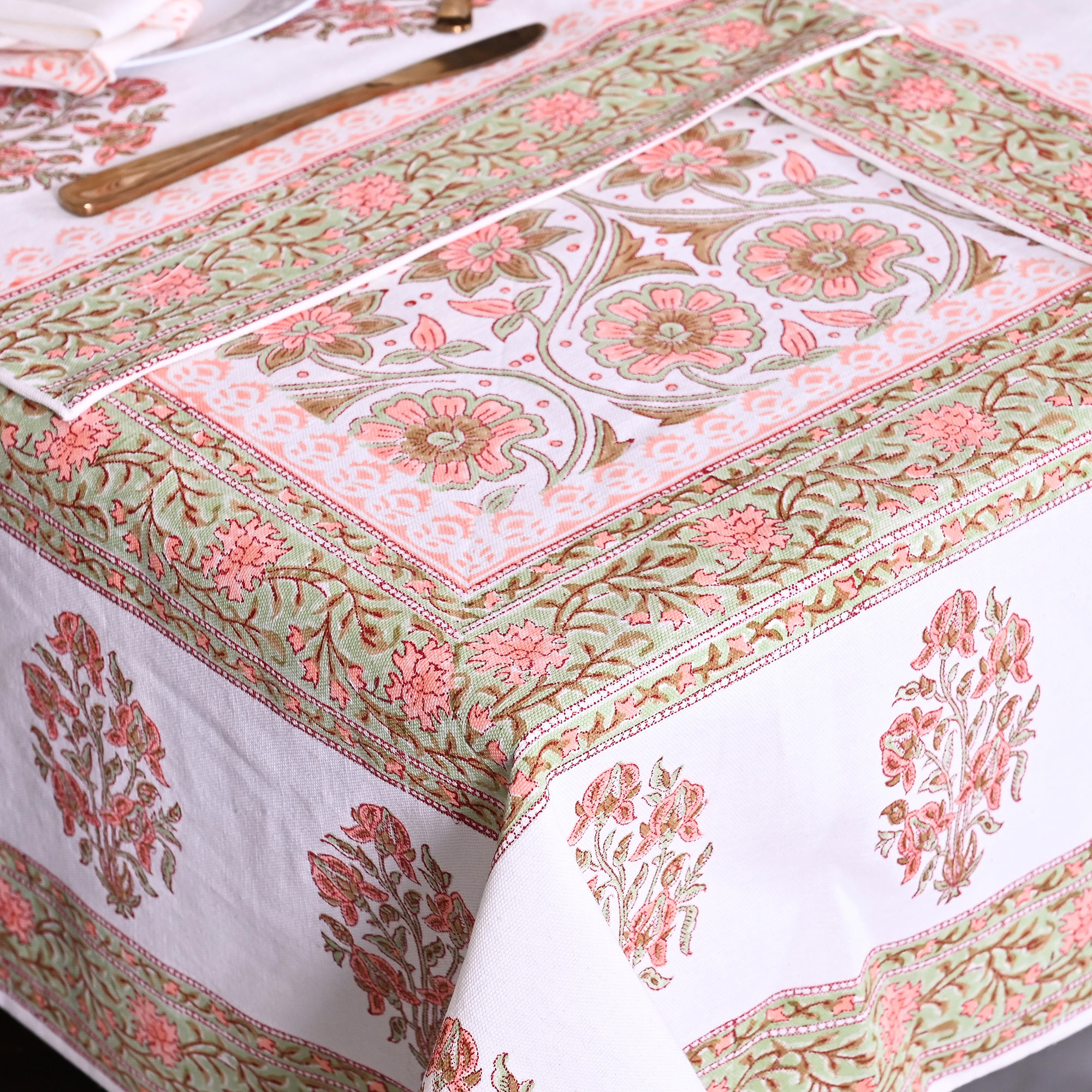 Table Linen Design - Peachy Pink